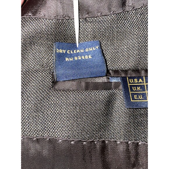 Men’s 44L — “346” Brooks Brothers Stretch Brown 100% Wool Suit Jacket RN 93986 - Picture 9 of 11
